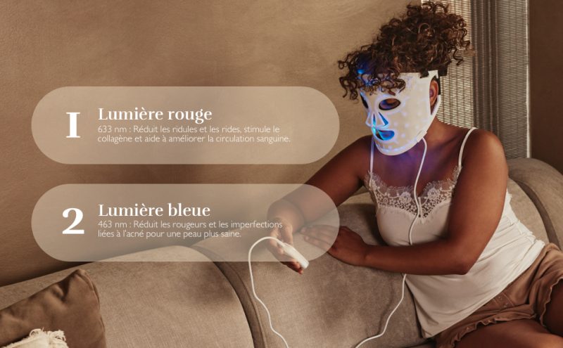 masque silk'n lumiere bleue