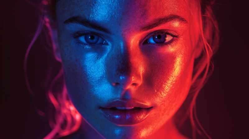 guide la lumière led bleue alliée anti-acné