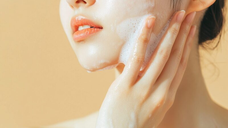 double nettoyage de peau k-beauty