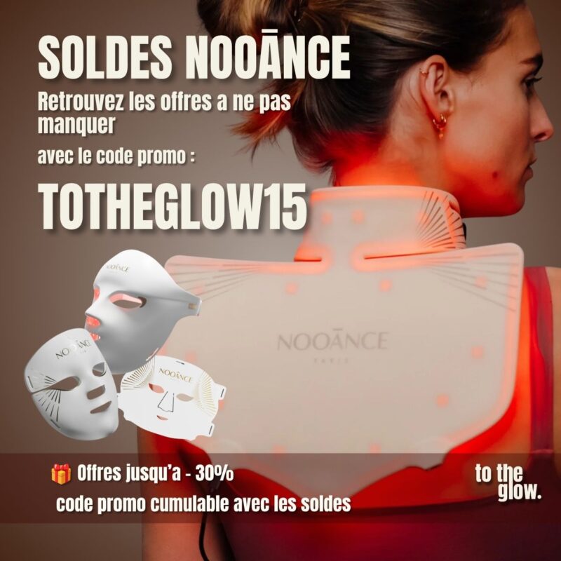 Découvrez des soldes exceptionnelles chez Nooance, le masque led multifonction est mis a l'honneur avec une réduction de 30%
