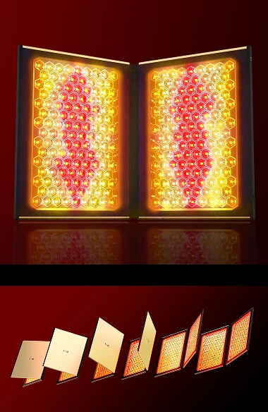 Le DUAL-LED-PANEL permet d'utiliser jusqu'a 3 longeurs d'ondes en même temps pour traiter différentes problématiques en même temps