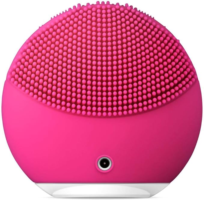 Brosse nettoyante visage FOREO LUNA mini 2 en silicone, compacte et hygiénique, adaptée à tous les types de peau